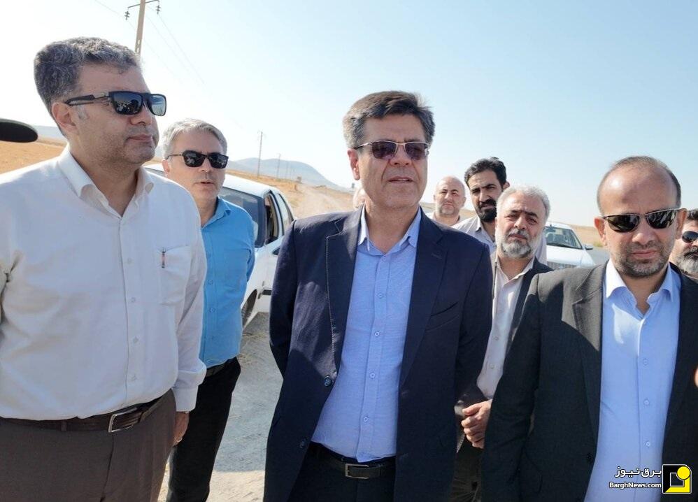مدیرعامل توانیر از خط انتقال ۴۰۰ کیلوولت نیروگاه سهند بازدید کرد