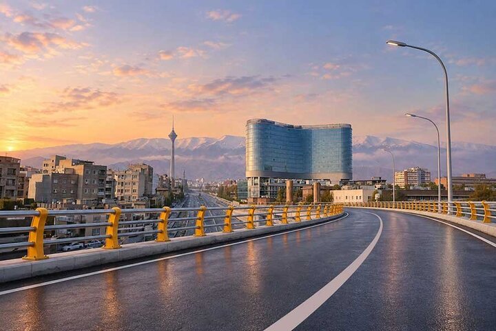 پل دسترسی خیابان ستارخان به بزرگراه شهید چمران به بهره برداری رسید