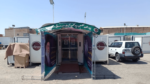 استقرار بیمارستان سیار سپاه برای خدمت‌ به زائران رهبر شهید در قم